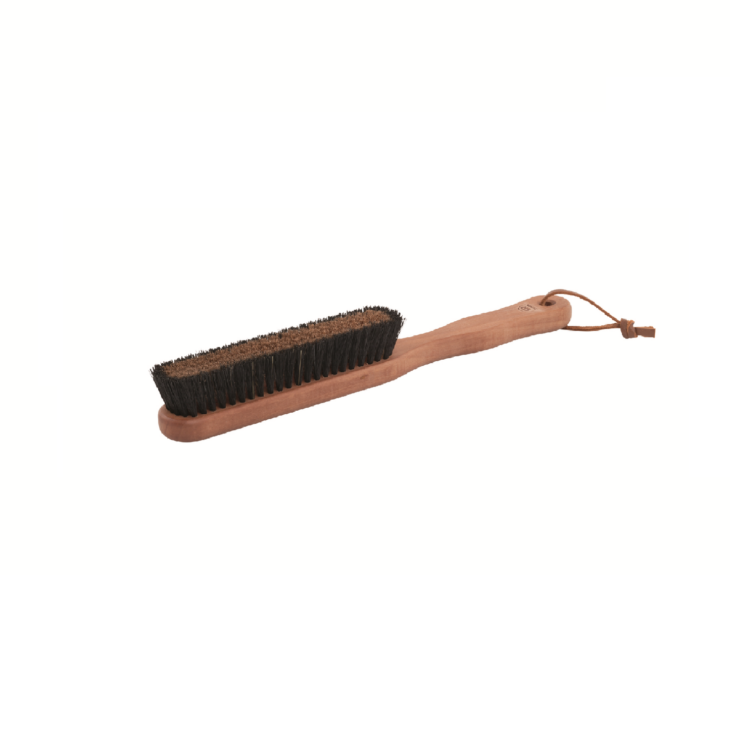 Clothes Brush with Bristle, Bronze Wire & Pearwood Handle