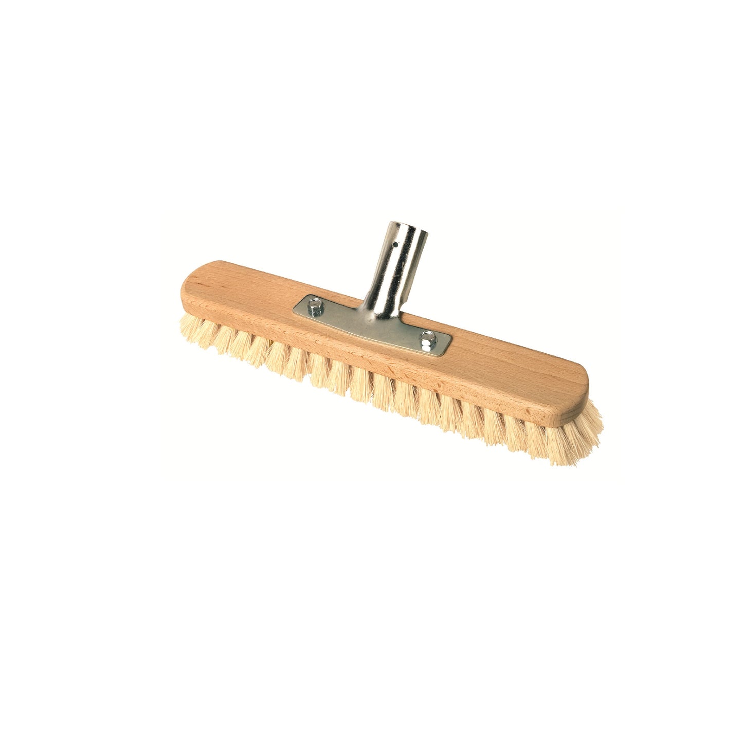 Floor Scrubbing Broom Head with Tampico Fibre - Unthreaded