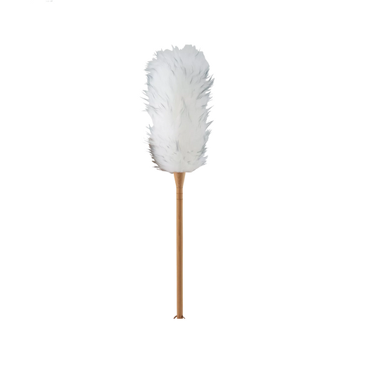 White Lambswool Duster