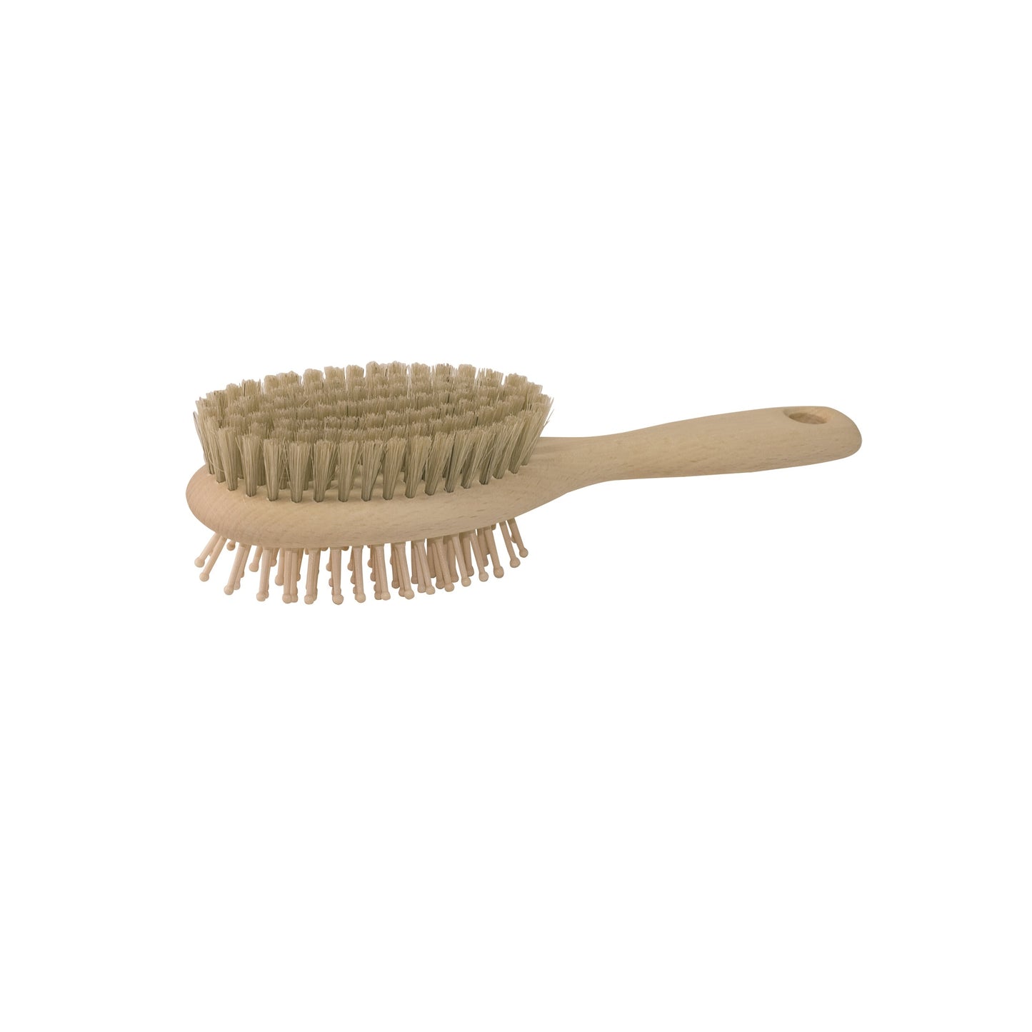 Dog Brush - Double Sided with Bristle & Wooden Pins