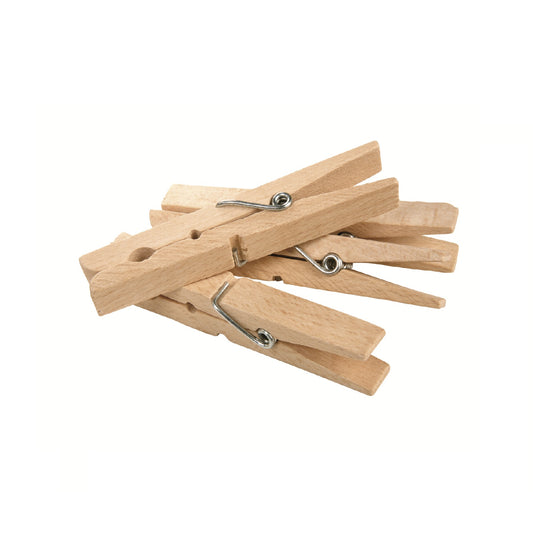 Jumbo Wooden Clothes Pegs - Set of 20