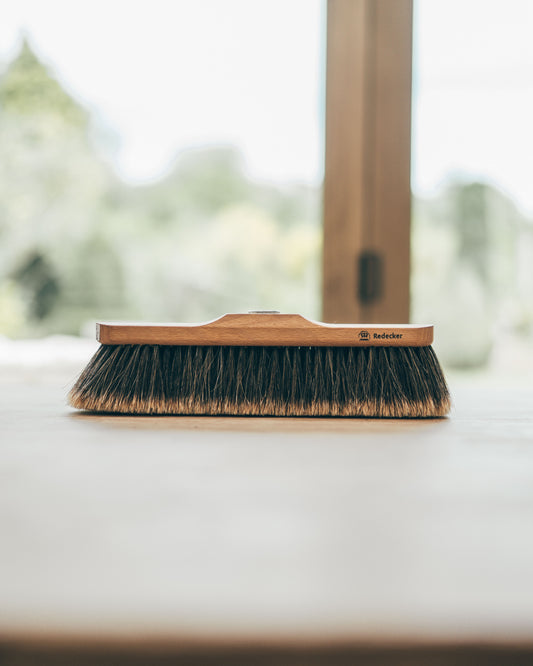Indoor Broom Head with Split Horsehair - Threaded