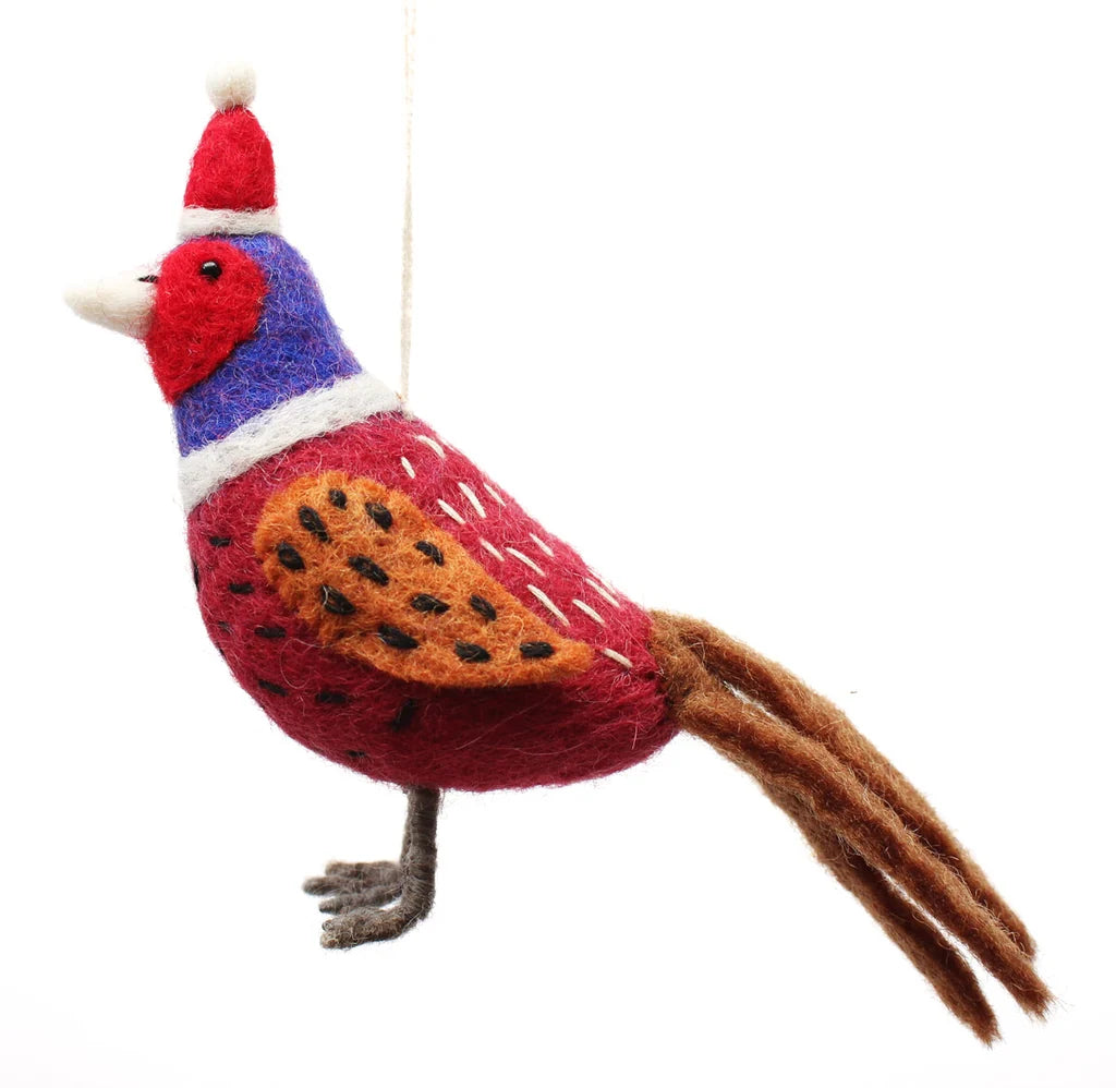 Felt Decoration - Pheasant