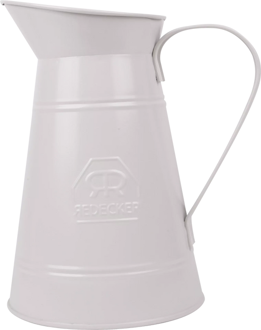 White metal pitcher
