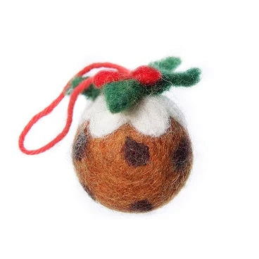 Felt Decoration - Mini Christmas Pudding