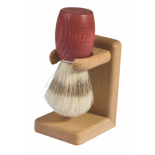 Beechwood Shaving Brush Stand